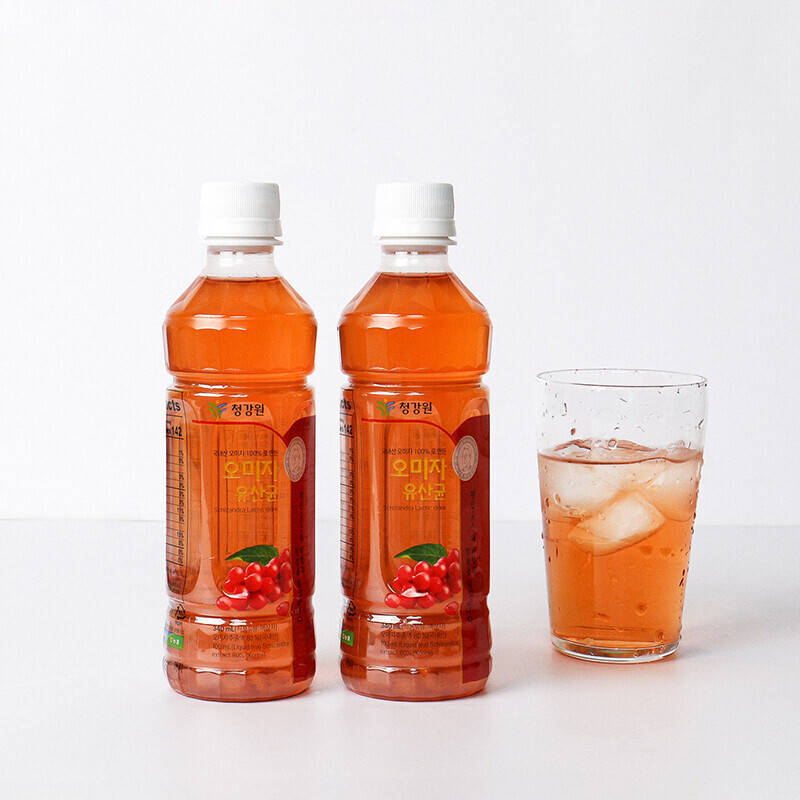 농업회사법인 청강원영농 주식회사,청강원 오미자유산균 솔잎차 340ml 10병/20병